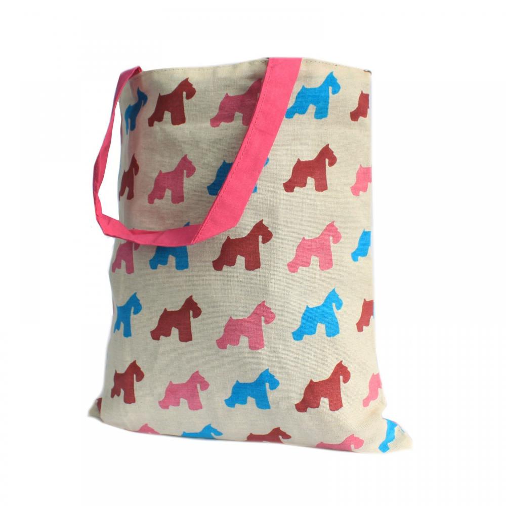 Med Tote Bag Reversible - Scotty - Pink