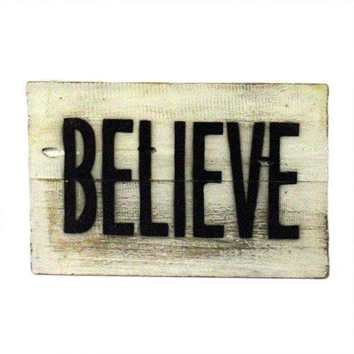 Rough Wooden Signs - Believe