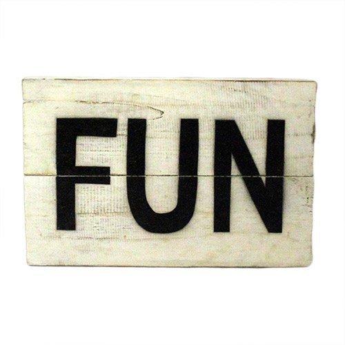 Rough Wooden Signs - Fun