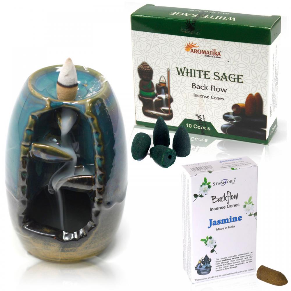 Backflow Incense Burner Kit