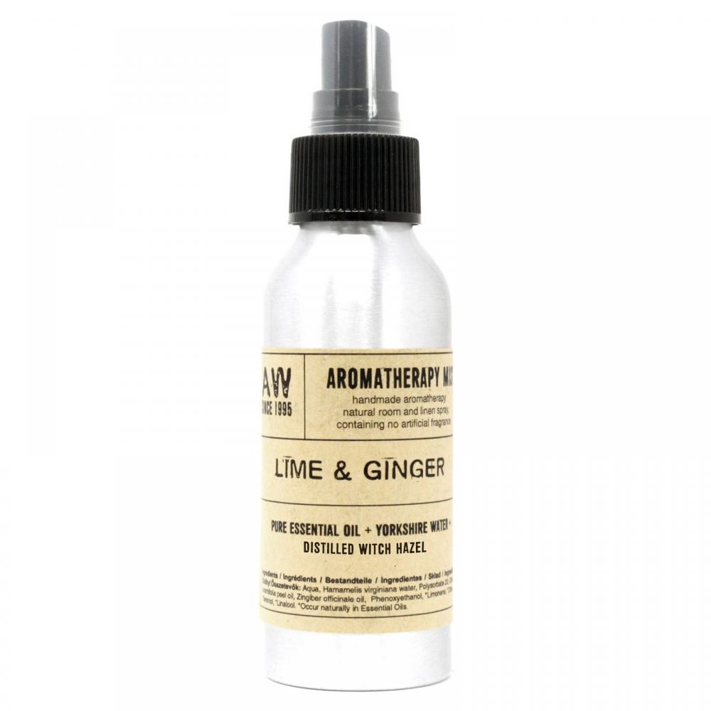 100ml Essential Oil Mist - Lime & Ginger