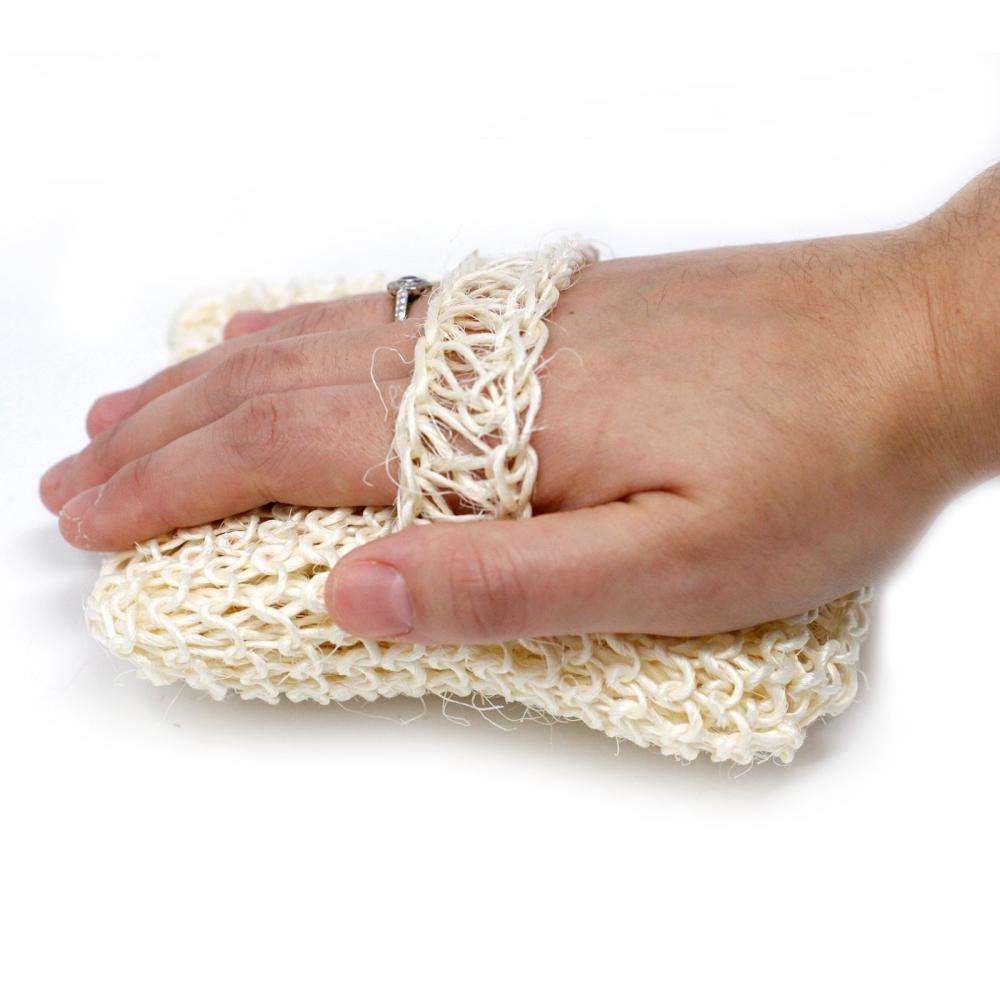 Sisal Sponge and Scrub - Extra Exfoliating Cushion