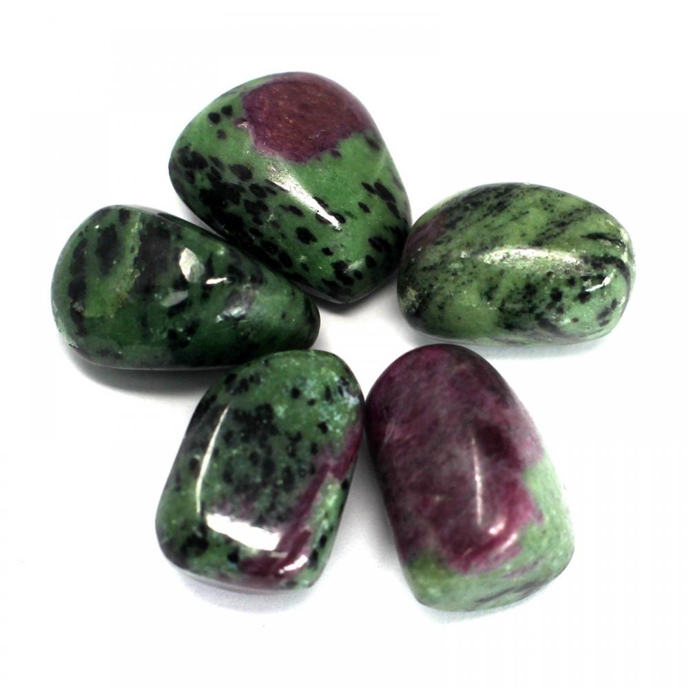 Premium Tumble Stones - Ruby Zoisite