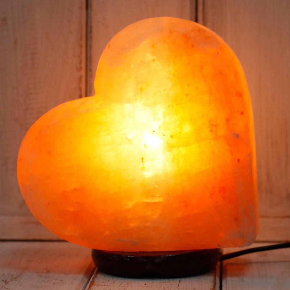 Crafted Salt lamp - Heart