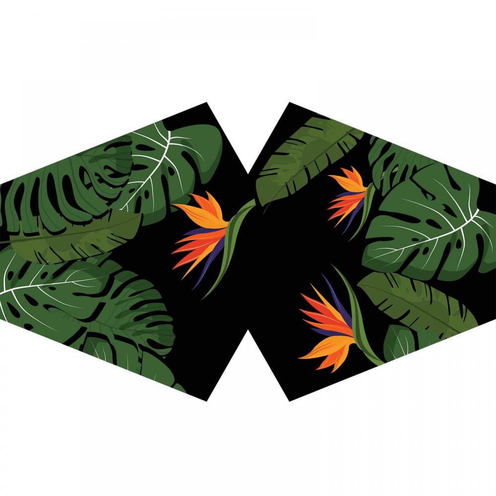 Reusable Fashion Face Covering - Green Jungle (Adult)