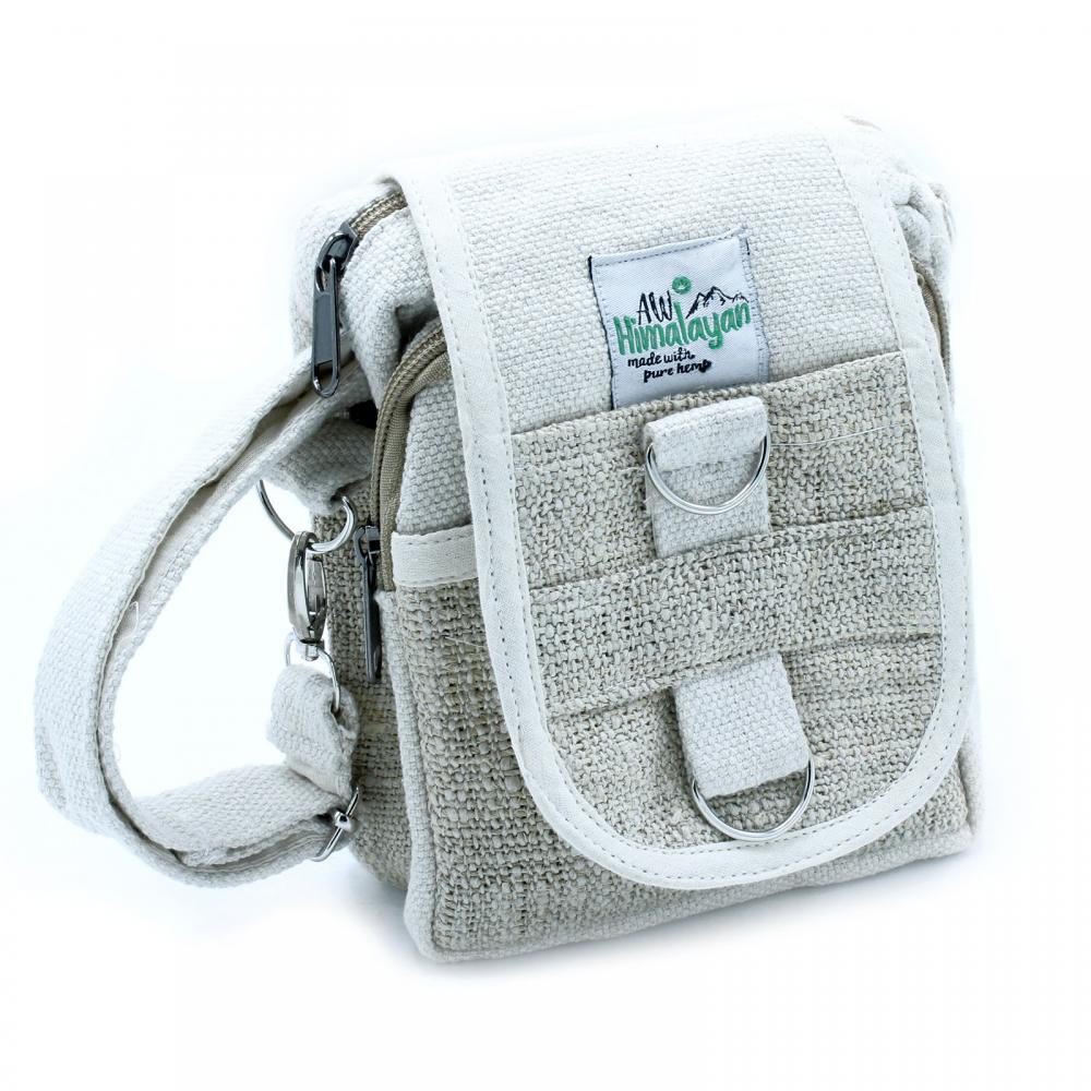 Body-Cross Natural Hemp & Cotton Travel Bag