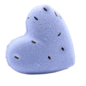 Love Heart Bath Bomb 70g - French Lavender