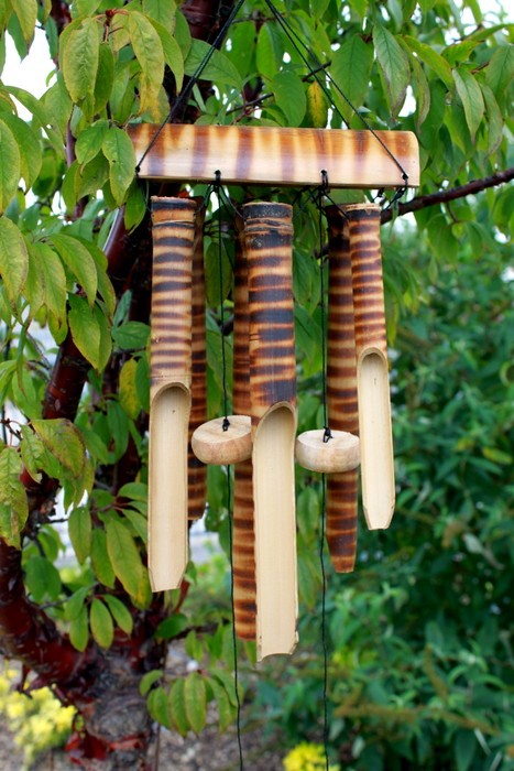 Bamboo Chimes 6 Tubes Med.