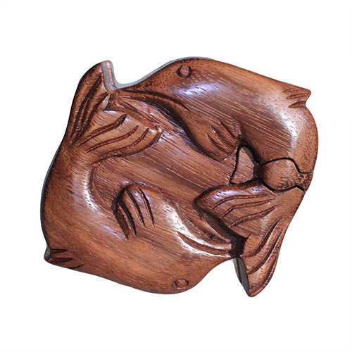Bali Puzzle Box - Dolphins