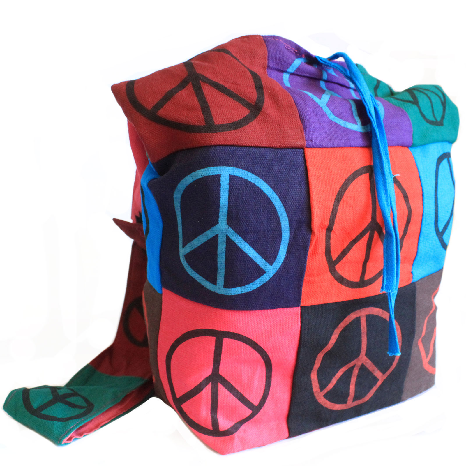 Cotton Patch Sling Bags - Peace