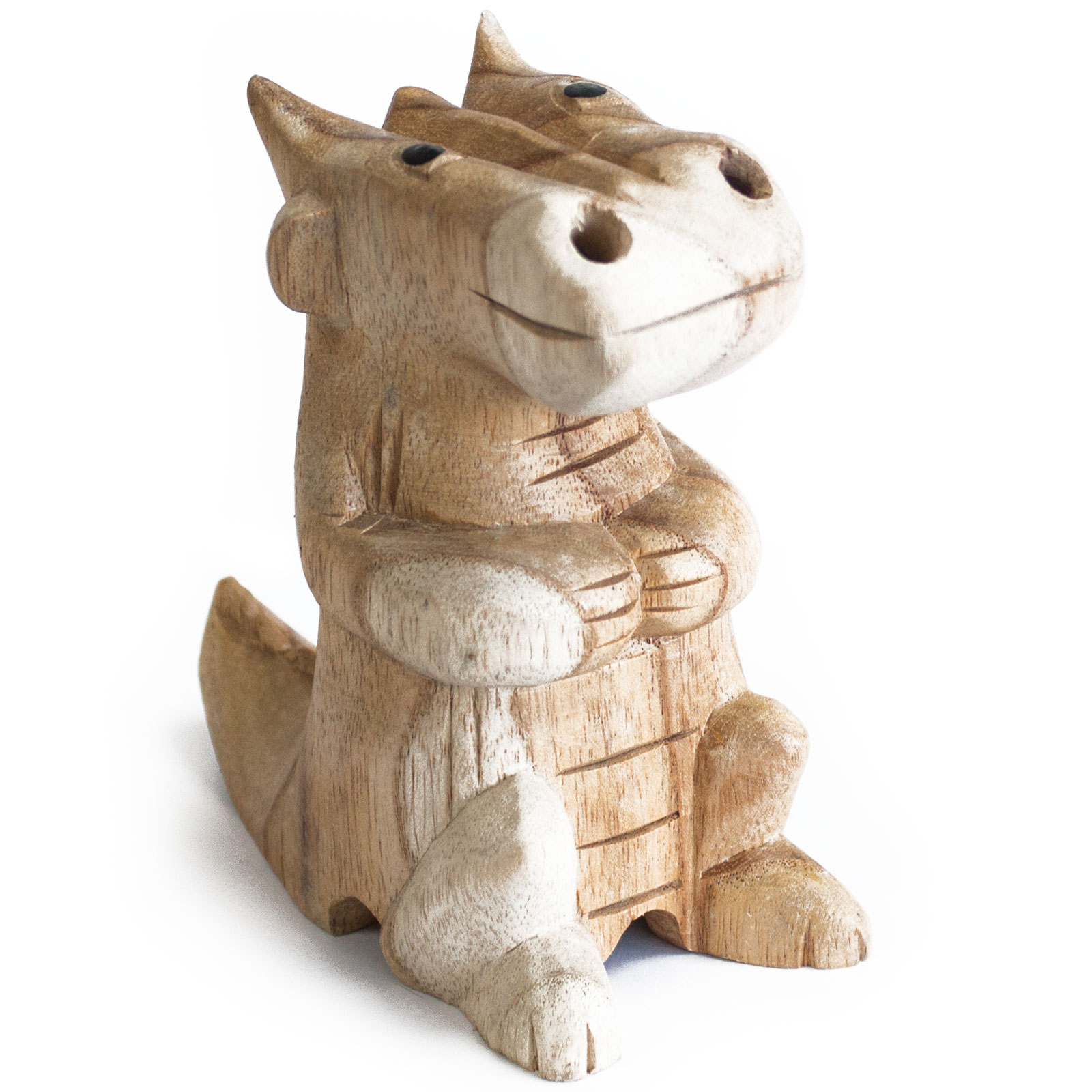 Wooden Carved Incense Burners - Med Dragon