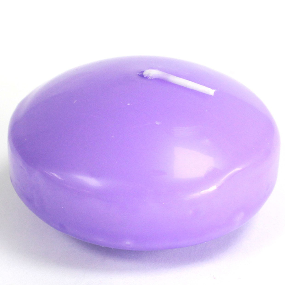 6x Large Floating Candles - Lilac