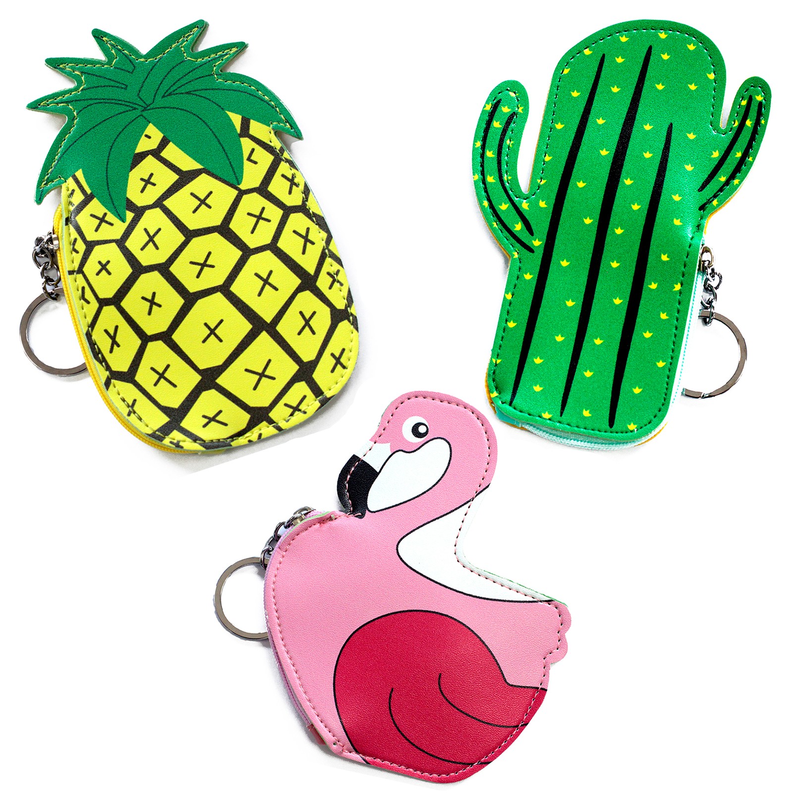 Fun Money Pouch - PACK OF 3 - ONE OF EACH DESIGN - Tropical Dreams