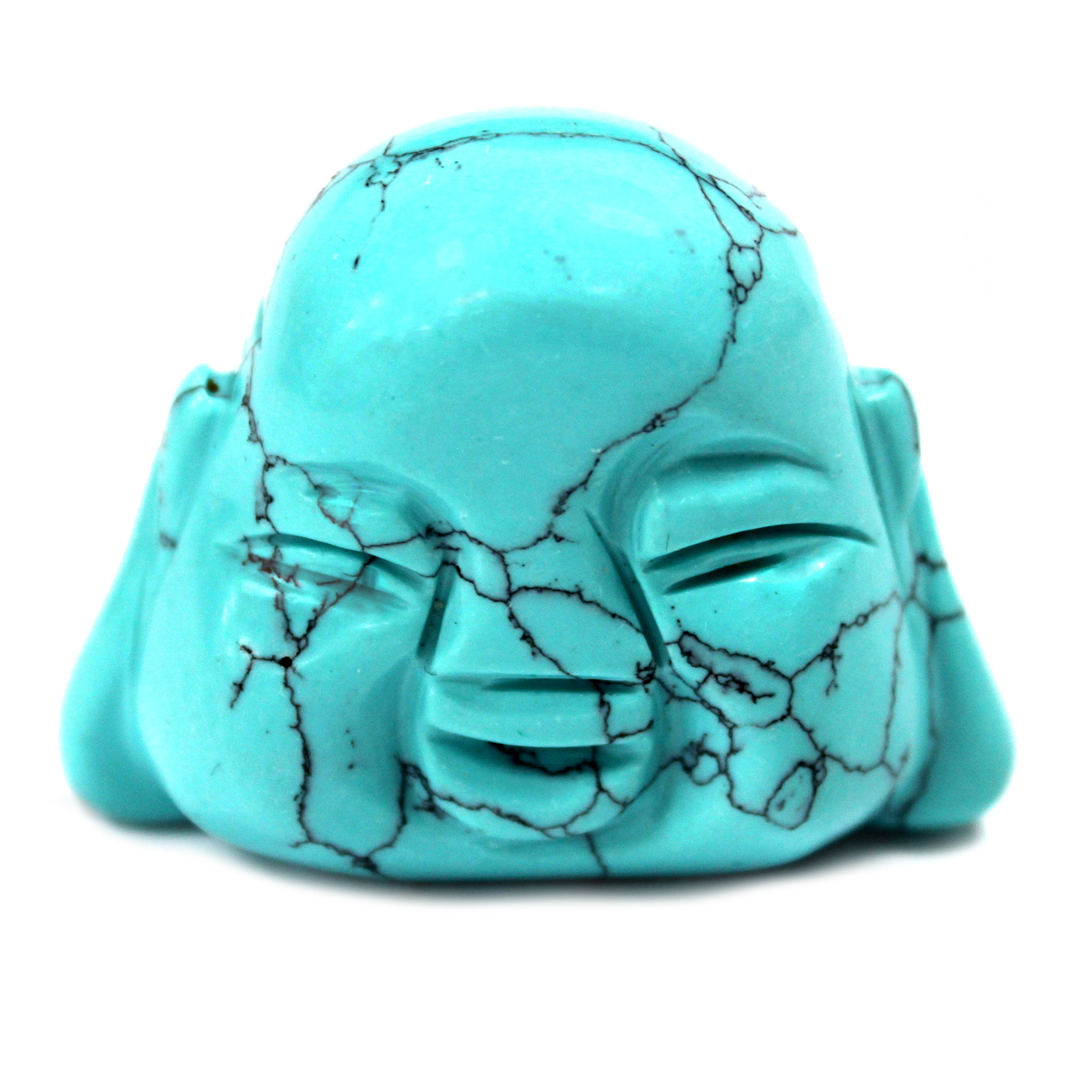 Gemstone Buddha Head - Turquoise