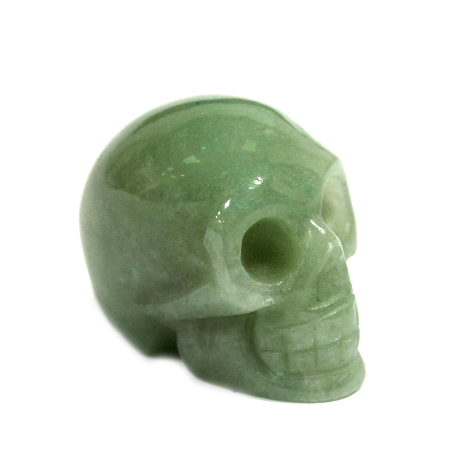 Gemstone Skull - Jade