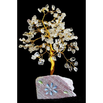 Rock Crystal Gemstone Tree (160 Stone)