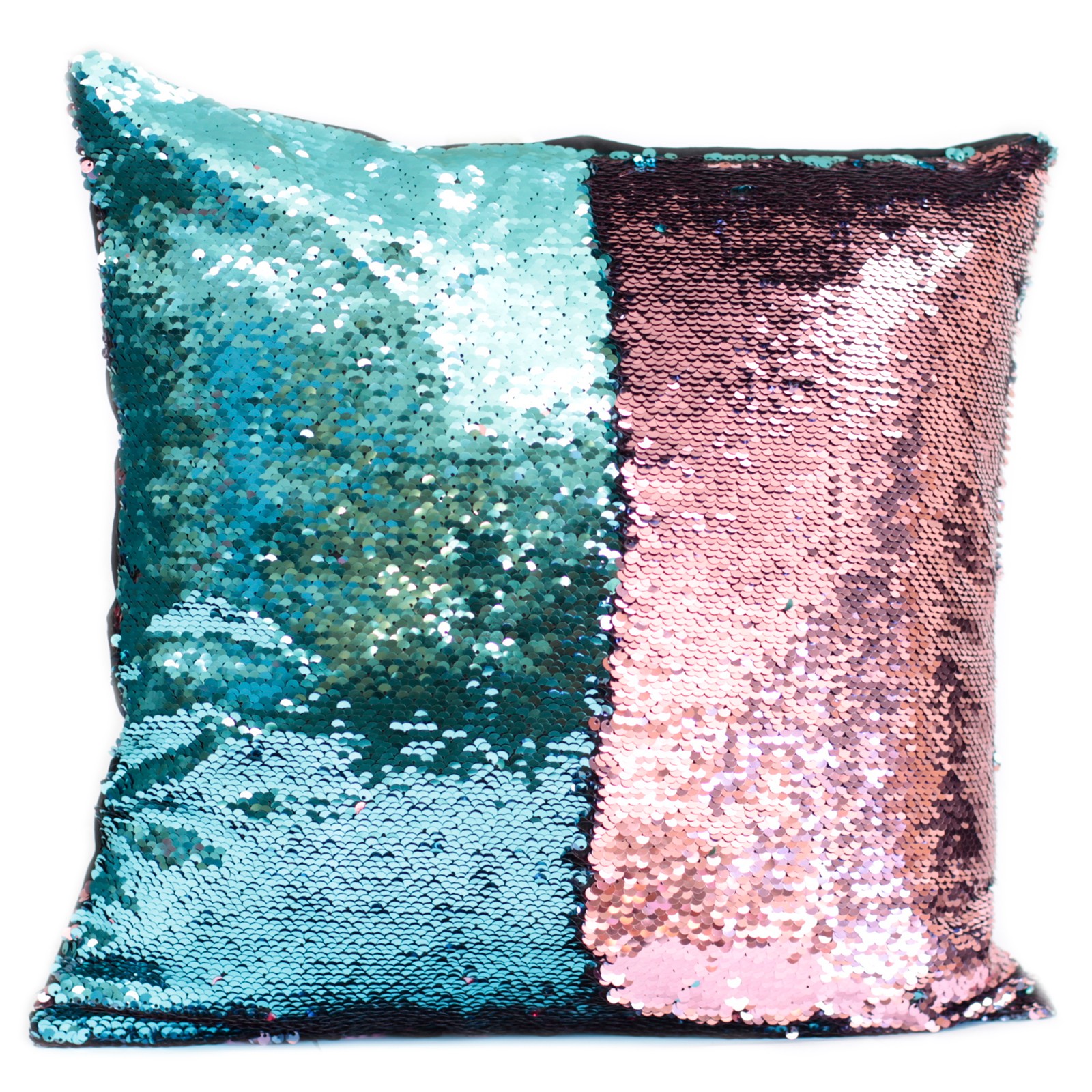2x Mermaid Cushion Covers - Teal & Lavender 