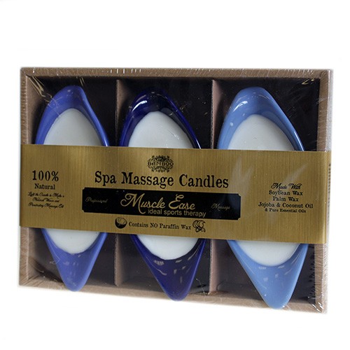  Spa Massage Candles - Muscle Ease (pack of 3)