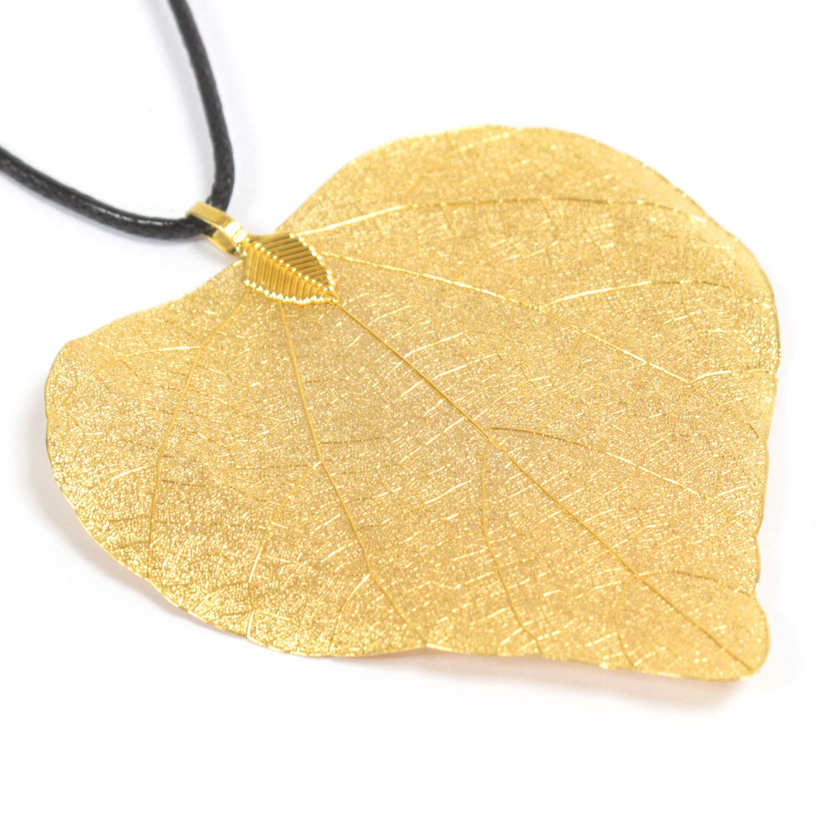 Necklace - Heart Leaf - Gold 