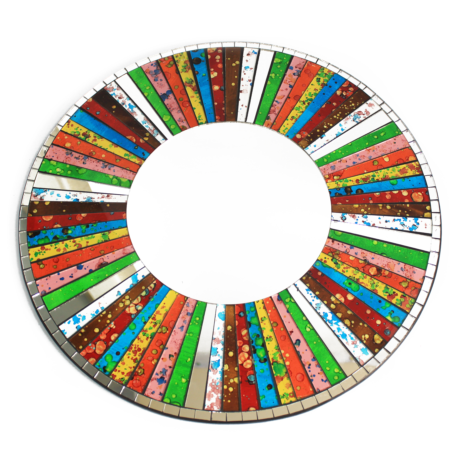 2x Classic Round Rainbow - 40cm