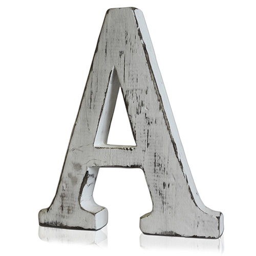 Shabby Chic Letter - A