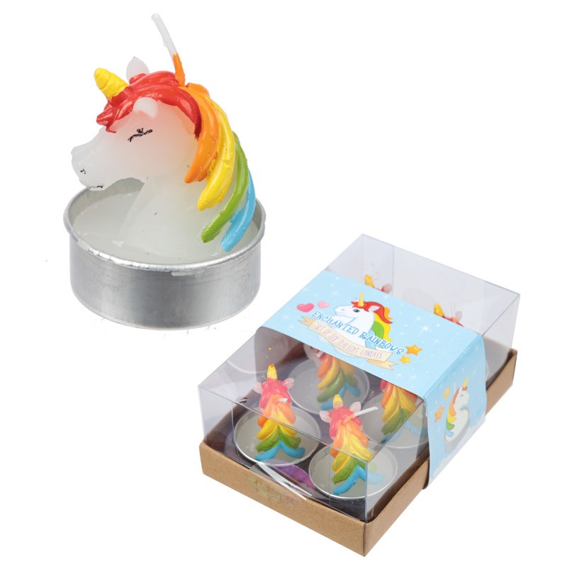 Tea Light Candles - Enchanted Rainbow Unicorn